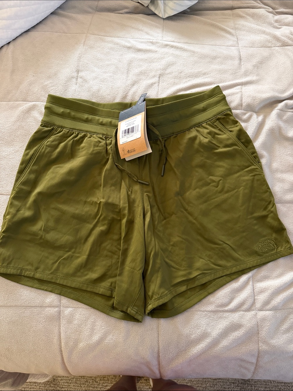 The North Face Women's Olive Performance Drawstring Shorts